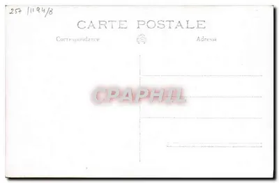 Torpilleiro "Boulonnais" — navio de guerra no mar — editor Marius BAR, Toulon — Verso