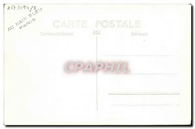 Contratorpedeiro "Vauban" — Marius BART, Toulon — Verso