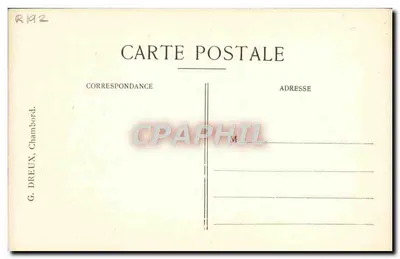 Karta genealogiczna — Królestwo Francji — G. Dreux, Chambord, n°1 — Rewers