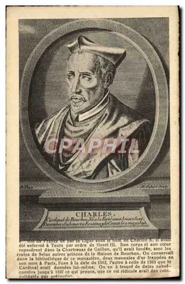 Charles de Bourbon — Cardeal e rei da França — Edit. Duburecq, La Ferlé-sous-Jouarre