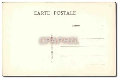 Mme Pauline Du Guiny — nascida em Nantes em 1790 — editor R. Lapeau, Nantes — Verso