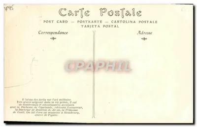 Maurice Hermann, Komtur Saksonii — portret rytowniczy — n°495 — Rewers