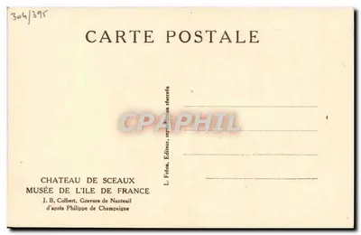 J.B. Colbert — Grawura Nanteuil — Wydawca L. Fréon, nr 304/395 — Rewers