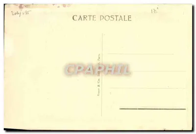 Stara pocztówka Muzeum w Paryżu Mademoiselle de la Valliere — Rewers