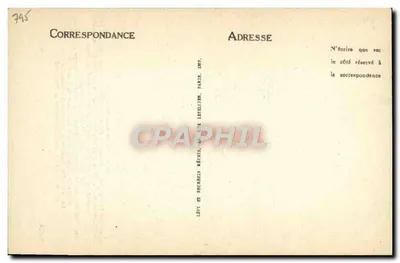 Cinq Mars — H. Coiffier de Raze, Marquis de — nieznany wydawca, n° 305 — Rewers