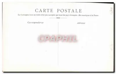 Scena podróżnych w strojach epokowych — ilustracja Campi — wydawca nie widoczny — Rewers