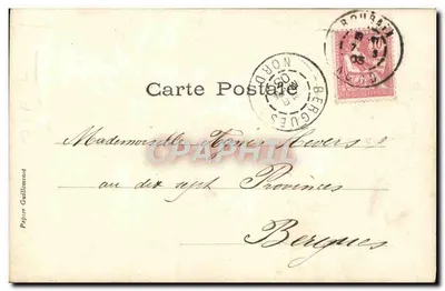 Sujeito: Faust e Mephisto — Folies-Bergère, Paris — editor Walfray, Paris, número de série 1903 — Verso