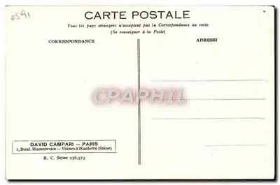 Marcelle Chantal — Publicité pour Campari — Studio Lorelle — Verso