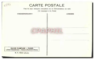 Publicidade Campari — F. Duvalles — Studio Lorelle — Verso
