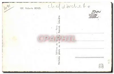 Portret młodej dziewczyny — Studio Harcourt — nr 157 Roberto Benzi — Rewers
