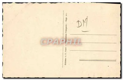 Menina pequena com blusa de gola alta — Edições O. F. Paris — n° 595 — Verso
