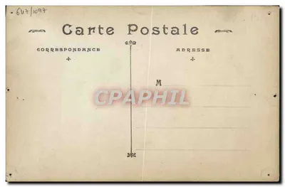 Tarjeta postal antigua Fantasía Sarah Bernhardt en Jeanne d'Arc — Reverso