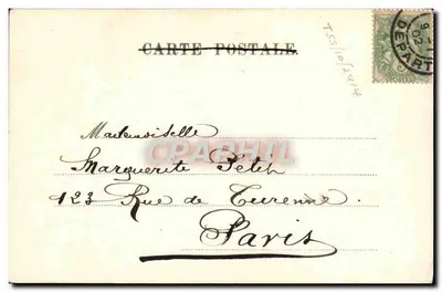 Sarah Bernhardt — Cyrano de Bergerac — Jaucat 1902 — Rewers