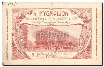 Pygmalion — scène van Act II — G. Urion Fils, Petit & Cie — Achterkant