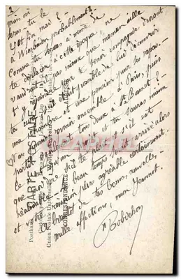 Sarah Bernhardt na Aiglon — fototipia — Verso