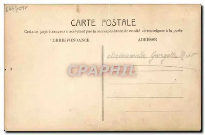 Sra. Sarah Bernhardt — em traje masculino — fotografia de L. Aiglon, Paris — Verso