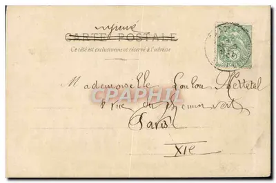 Espectáculo no Grand Cirque — Châtelet e Sentations — 23 de dezembro de 1901 — Verso