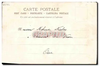 Le Ciel — Paris-Montmartre — Cliche Anthony's — Verso