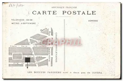 Kobieta w kapeluszu i futrze — Cora Laparcerie — Cliché Félix - Paryż — Rewers