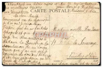 Tounnce Ben-Al-Bey — Portrait de couple — éditeur B.D. Ang. — Rewers