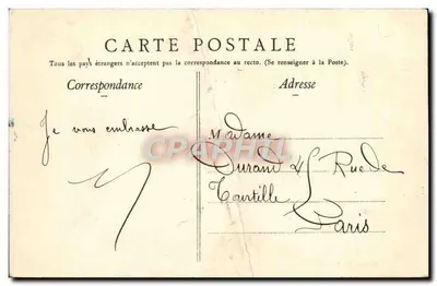 Paris — Rue Lepic et Moulin de la Galette — Édition E. L. Paris — Achterkant