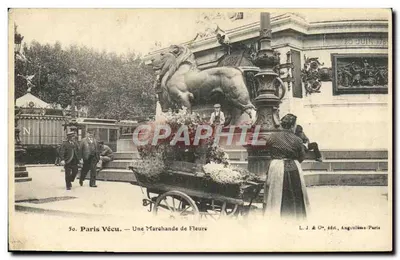 Paris Vécu — Uma Vendedora de Flores — L. J. & Cie, editora, Angoulême-Paris