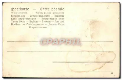 Bilhete postal antigo Fantasia tipo Blanc — Verso