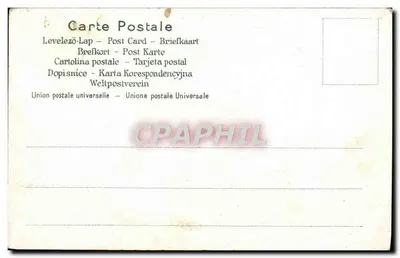 Karta pocztowa miłosna z znakami pocztowymi — Jacques Briën, Bruksela — seria 'Nowy sekret znaku pocztowego' — Rewers