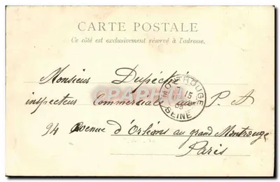Il "Gaulois" — Nave da guerra francese — Parigi, editore Réveil, n° 2187 — Verso
