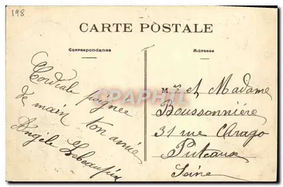 Il "LÉON GAMBETTA" — Cacciatorpediniere corazzato della Squadra del Nord — Fototipia Vogelhier, Nantes — Verso