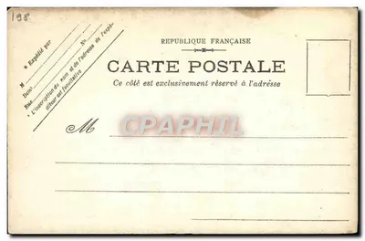 Bouvet — Cuirassé à tourelles — M.Bar. phototyp, Toulon — Rewers