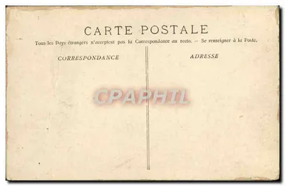 Le Suffren — cruzador da escadra da Méditerâneo — A. Bougault n°423 — Verso