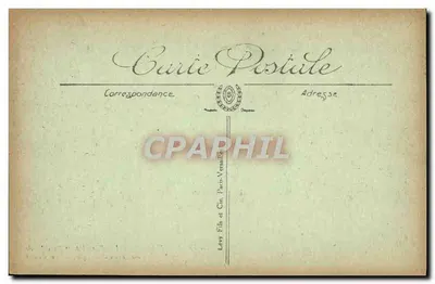 Le Havre — Het Oceaanvaartuig 'Paris' van de Compagnie Générale Transatlantique — Het Grote Saloon — n° 516 — Achterkant