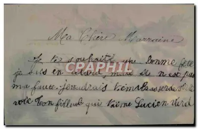 Pansies colorées — Bonne Fête — carte postale de vœux — Rewers