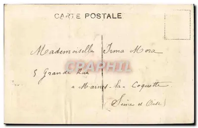 Vogel met klaverblad — Rozen — Uitgever Coquette, serie 11905 — Achterkant