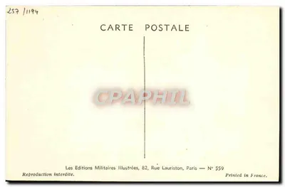 Exército Britânico — Life Guard — Mauric Toussaint 1940 — Verso