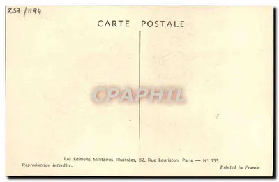 Exército Britânico — Oficiais Gerais — Uniforme de Campanha — Mauric Foussin 1940 — Verso