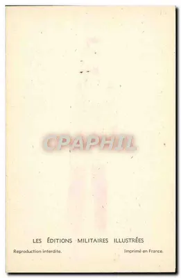 보병 장교 - 대형 복장 - 1936년 — 시리즈 I, 번호 18, Maurice Coiffaint — 뒷면