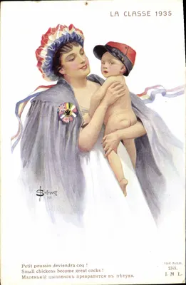 A Classe 1935 — Edição patriótica da Guerra Europeia 1914-1918 — I.M.L. Paris 2349