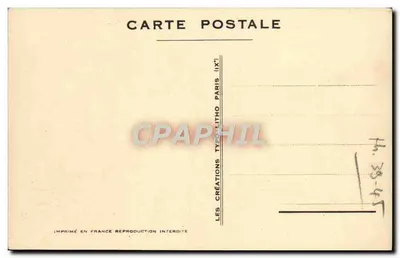 Picrate às Forças Armadas — Inspiração!...S.O.S! — Les Créations Typo-Litho, Paris — Verso