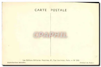 Exército Britânico — Pilotos — Les Editions Militaires Illustrées, N° 563 — Verso