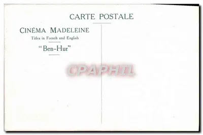 May Mc Avoy w filmie «Ben-Hur» — Cinéma Madeleine — Rewers