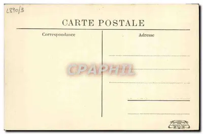 Paris VIème - Rue de l'Odéon — vista artística e pitoresca com fonte e café-restaurant Voltaire — editor A. Breger Frères — Verso