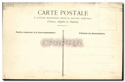 Cour du Jardinet — Mur Philippe Auguste — B. C. Vieux Paris — Verso