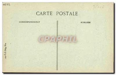 Cour de Rouen — (No fundo da rue du Jardinet) — Dependências do antigo Hotel dos Arcebispos no século xv — Coll. E. G. — Verso