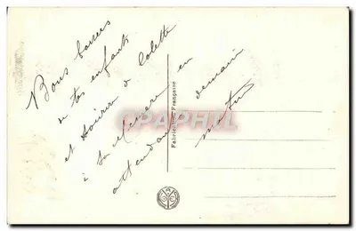 Vrede op Aarde — Kerst 1919 — ISP A-N Parijs — Achterkant