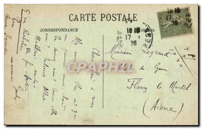 Pau — O Boulevard dos Pirineus — LL — Verso