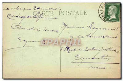Cenas Morvandelas — O caminho mais curto — Imp. H. Wayer, Prémery — Verso