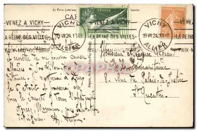 Vichy - Kasyno - Ogólny widok — wydawca Idé, nr 313 — Rewers