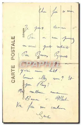 Arcachon — Grand Hôtel Regina na floresta — Héral Dullier, 31, 42 bis e 44, rue Ponsaure — Verso